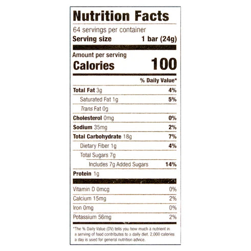 Kirkland Signature Soft & Chewy Granola Bars, 0.85 oz, 64-count